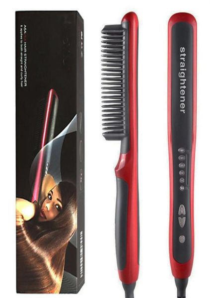 hair straightener comb electric straightening brush quick heated beard hair curly combs professional styling tools for menwomen 22887271, Black
hair straightener comb electric straightening brush quick heated beard hair curly combs professional styling tools for menwomen 22887271, Black