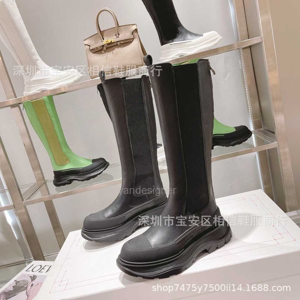 designer boots alexander sneakers thick soled chelsea boots for children new high barrel genuine leather riding boots for autumn and winter, Black
designer boots alexander sneakers thick soled chelsea boots for children new high barrel genuine leather riding boots for autumn and winter, Black