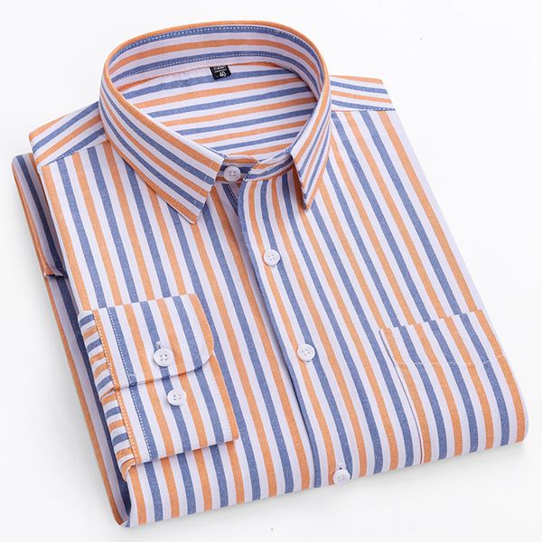 men's dress shirts s~11xl men's cotton oxford long sleeve plaid stripe casual shirt pocket regular fit button workwear men's, White;black
men's dress shirts s~11xl men's cotton oxford long sleeve plaid stripe casual shirt pocket regular fit button workwear men's, White;black