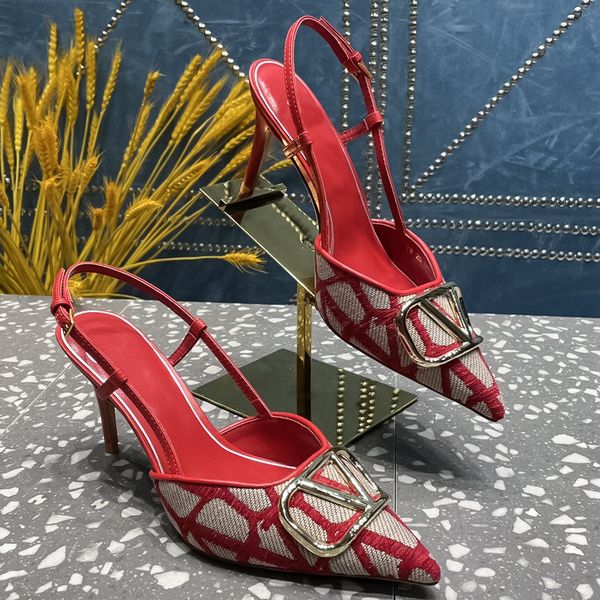 high heels womens summer new stiletto new sandals luxury designer metal leather sole womens temperament after lace-up party shoes 8cm sizes, Black
high heels womens summer new stiletto new sandals luxury designer metal leather sole womens temperament after lace-up party shoes 8cm sizes, Black