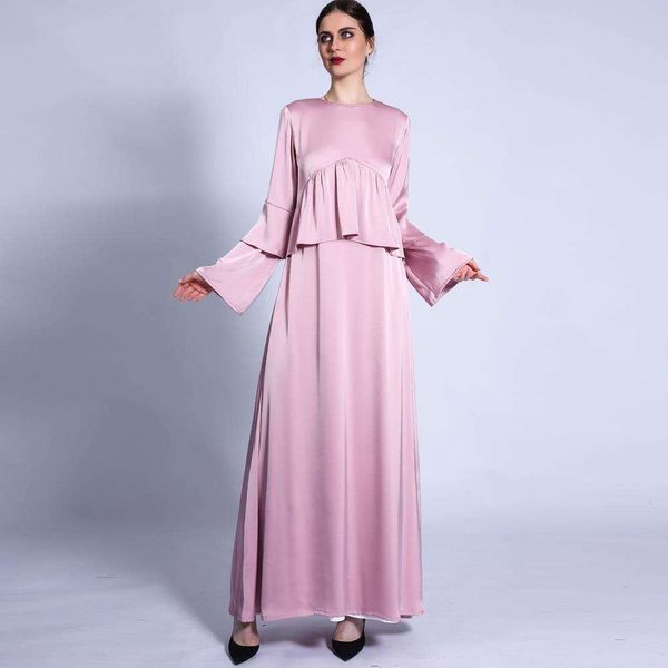 winter matte a line dress double layered flare sleeves pure color long womens clothes, Black;gray
winter matte a line dress double layered flare sleeves pure color long womens clothes, Black;gray