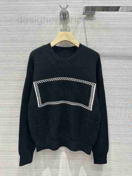 women's sweaters designer 2023 new autumn milan runway o neck long sleeve high end jacquard pullover j5uu, White;black
women's sweaters designer 2023 new autumn milan runway o neck long sleeve high end jacquard pullover j5uu, White;black