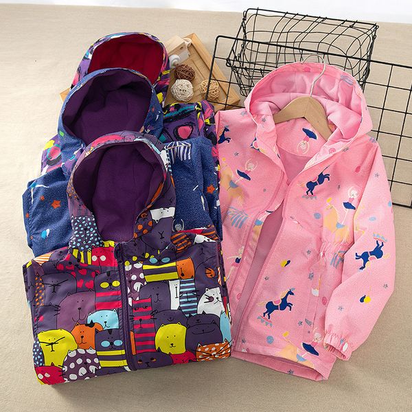 Jackets Warm Fleece Baby Girls Waterproof Child Coat Cartoon Print Children Outerwear Kids Outfits for Spring Autumn 100150cm 230728, Pink
Jackets Warm Fleece Baby Girls Waterproof Child Coat Cartoon Print Children Outerwear Kids Outfits for Spring Autumn 100150cm 230728, Pink