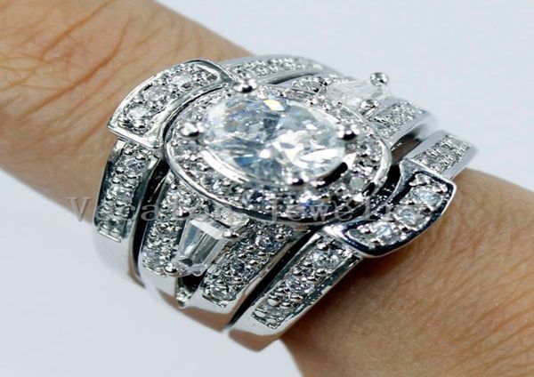 vecalon lovers jewelry simulated diamond cz 3in1 engagement wedding band ring set for women 14kt white gold filled party ring8133866, Slivery;golden
vecalon lovers jewelry simulated diamond cz 3in1 engagement wedding band ring set for women 14kt white gold filled party ring8133866, Slivery;golden