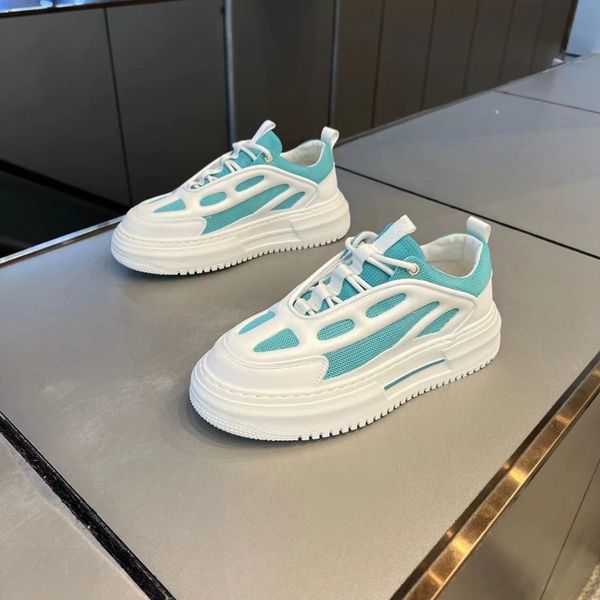 designer shoes for men casual platform sneakes two-tone lace up trainers fashion student sneakes mens vulcanized tenis masculino, Black
designer shoes for men casual platform sneakes two-tone lace up trainers fashion student sneakes mens vulcanized tenis masculino, Black