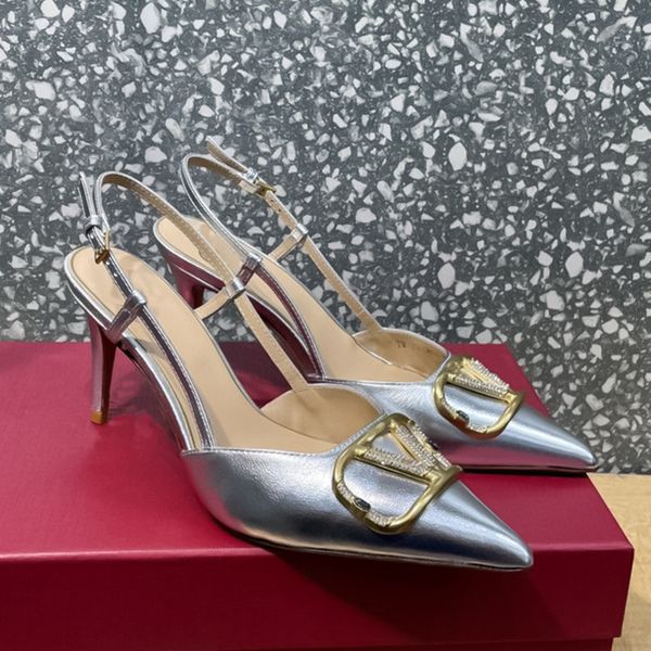 skinny back strap high heels leather pointed luxury designer heels fashion wedding party shoes 8cm sizes 35-43 +box, Black
skinny back strap high heels leather pointed luxury designer heels fashion wedding party shoes 8cm sizes 35-43 +box, Black