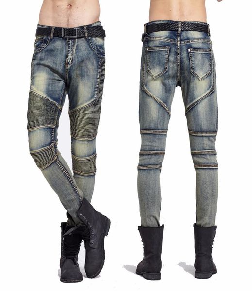 fashionmens skinny jeans men runway distressed slim elastic jeans denim biker jeans hip hop pants washed pleated jean blue4837707, Blue
fashionmens skinny jeans men runway distressed slim elastic jeans denim biker jeans hip hop pants washed pleated jean blue4837707, Blue