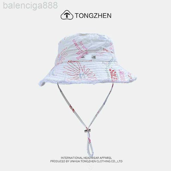 designer jacquemes bucket summer wash big brim bucket hat holiday fur brim rope sunscreen women's sun hat, Blue;gray
designer jacquemes bucket summer wash big brim bucket hat holiday fur brim rope sunscreen women's sun hat, Blue;gray