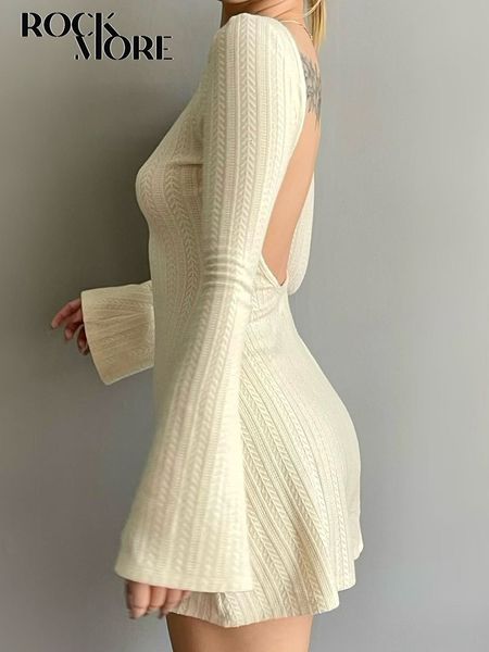 basic casual dresses rockmore solid knitted backless for women autumn winter 2023 elegant long sleeve bodycon mini dress 230729, Black;gray
basic casual dresses rockmore solid knitted backless for women autumn winter 2023 elegant long sleeve bodycon mini dress 230729, Black;gray