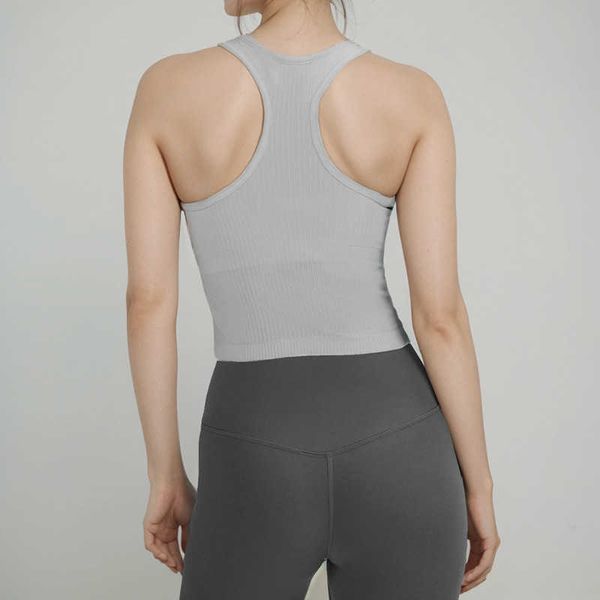 ll-01 yoga vest women ebb summer high elasticity breathable built-in chest pad long knitted tank fitness yoga sports beauty back
ll-01 yoga vest women ebb summer high elasticity breathable built-in chest pad long knitted tank fitness yoga sports beauty back