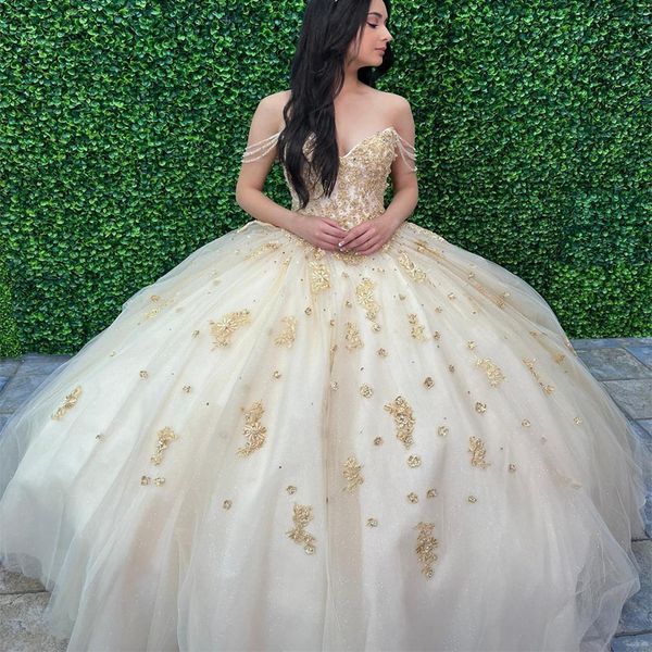 light champagne quinceanera dresses shiny off the shoulder applique beading crystal court train ball gowns girls birthday party gowns, Blue;red
light champagne quinceanera dresses shiny off the shoulder applique beading crystal court train ball gowns girls birthday party gowns, Blue;red