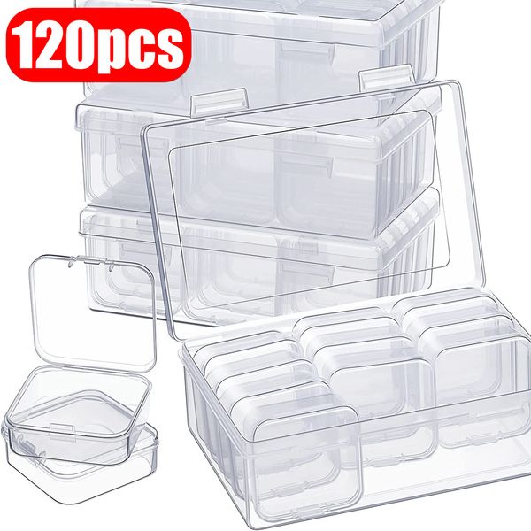 jewelry stand 120pcs clear small plastic containers transparent storage box with hinged lid for items crafts jewelry package clear cases 230, Black
jewelry stand 120pcs clear small plastic containers transparent storage box with hinged lid for items crafts jewelry package clear cases 230, Black