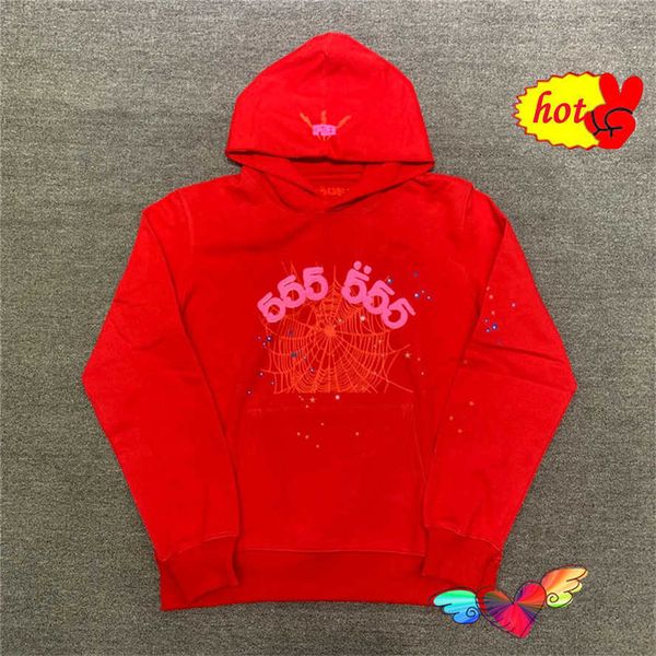 2022 red sp5der 555555 hoodie men women angel number puff printing graphic spider web sweatshirts pullovers, Black
2022 red sp5der 555555 hoodie men women angel number puff printing graphic spider web sweatshirts pullovers, Black
