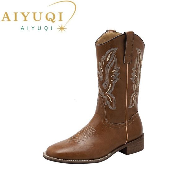 boots aiyuqi western cowboy boots women large size 41 42 43 embroidered female rider boots vintage women high boots 230728, Black
boots aiyuqi western cowboy boots women large size 41 42 43 embroidered female rider boots vintage women high boots 230728, Black