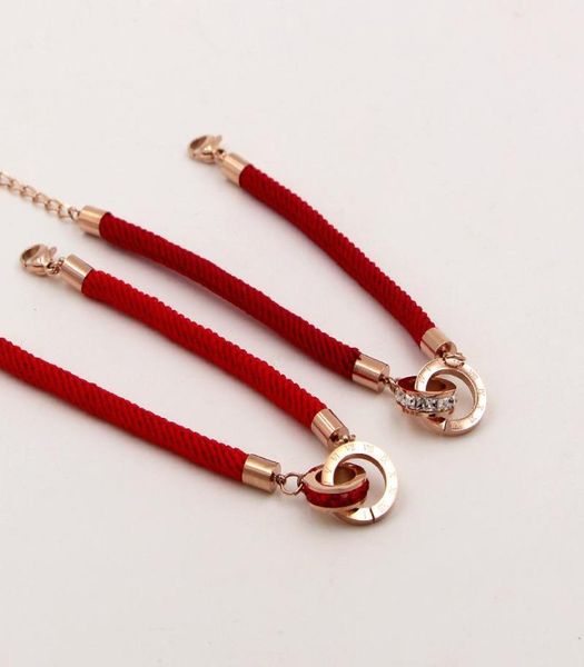 charm bracelets fashion stainless steel crystal better roman numerals double circle loop red rope bracelet bangle woman party gift8029380, Golden;silver
charm bracelets fashion stainless steel crystal better roman numerals double circle loop red rope bracelet bangle woman party gift8029380, Golden;silver