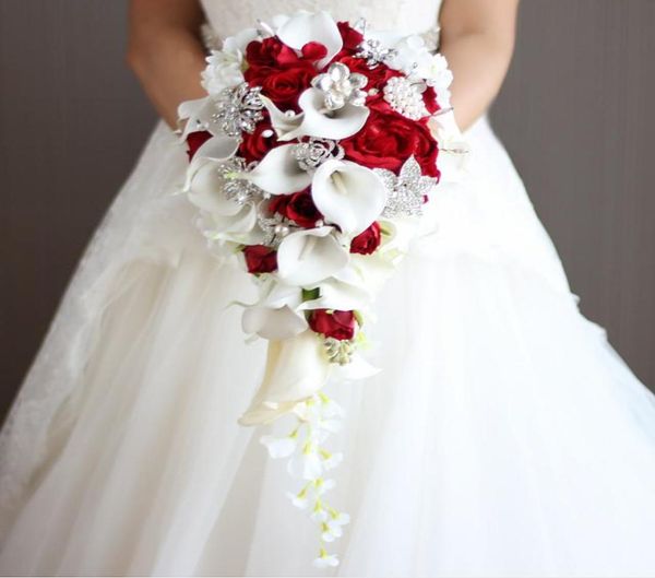 2018 artificial pearl crystal bridal bouquets ivory waterfall wedding bridal flower red brides handmade brooch bouquet de mariage55897615
2018 artificial pearl crystal bridal bouquets ivory waterfall wedding bridal flower red brides handmade brooch bouquet de mariage55897615