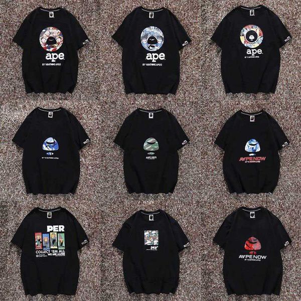 ape designer fashion luxury apes classic shirt mens and women t hip hop shark summer high street trend 2ept, White;black
ape designer fashion luxury apes classic shirt mens and women t hip hop shark summer high street trend 2ept, White;black