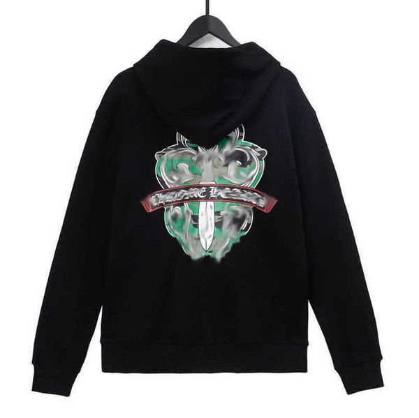 men's fashion luxury sweatshirts jackets brandch hoodies zipper hooded men women designers sanskrit horseshoe cross pullover sweater ho, Black 
men's fashion luxury sweatshirts jackets brandch hoodies zipper hooded men women designers sanskrit horseshoe cross pullover sweater ho, Black