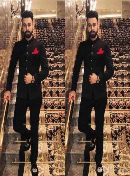india black men suits for wedding man outfit stand collor groom tuxedo man attire costume homme prom party 2piece terno masculino65340579, Black;gray
india black men suits for wedding man outfit stand collor groom tuxedo man attire costume homme prom party 2piece terno masculino65340579, Black;gray