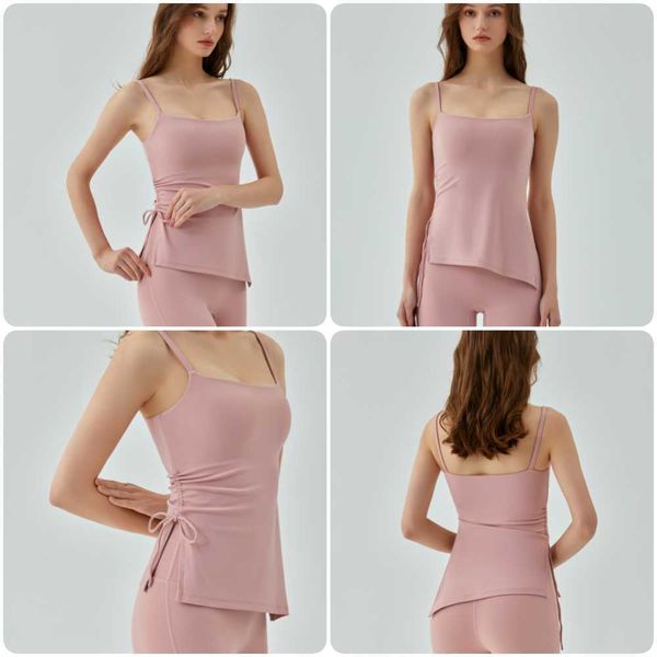 lulu nakedness pleated lemon vest slim fit sports underwear women side split chest pad running fitness gym vest tank woman summer shirt
lulu nakedness pleated lemon vest slim fit sports underwear women side split chest pad running fitness gym vest tank woman summer shirt