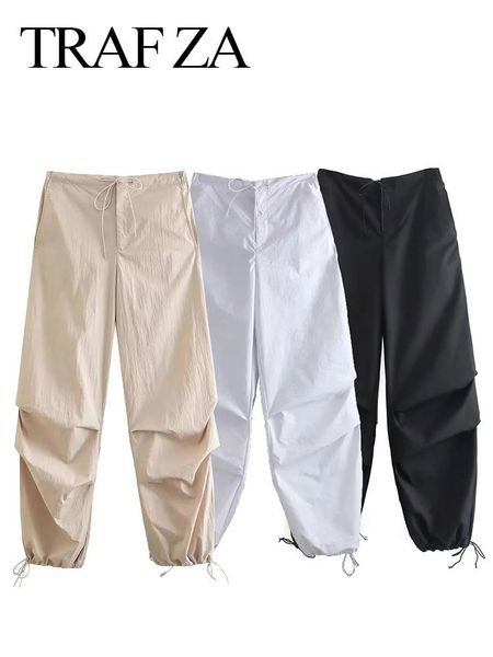 women's pants capris trafza women's casual loose drawstring pants pleated solid vintage high waist pant female street fashion trou, Black;white
women's pants capris trafza women's casual loose drawstring pants pleated solid vintage high waist pant female street fashion trou, Black;white