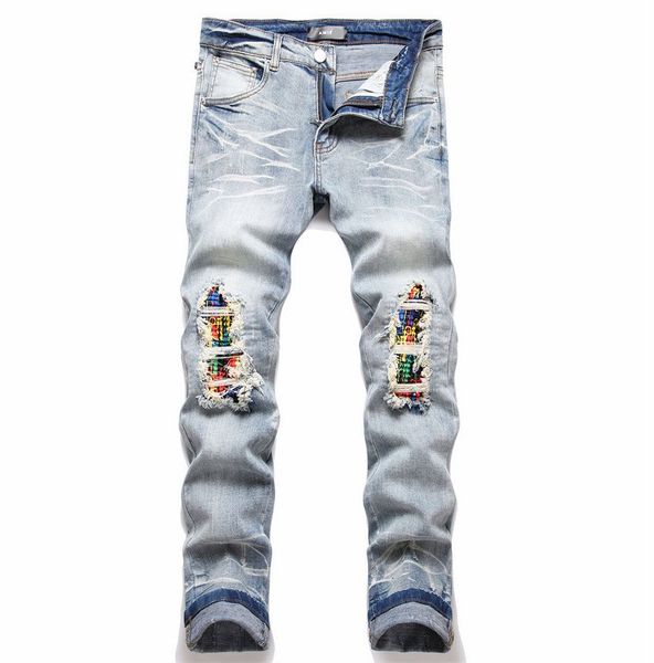 men's jeans mens a miris jeans punk distressed ripped biker slim straight cotton for men s print womens army fashion mans skinny trouse, Blue
men's jeans mens a miris jeans punk distressed ripped biker slim straight cotton for men s print womens army fashion mans skinny trouse, Blue