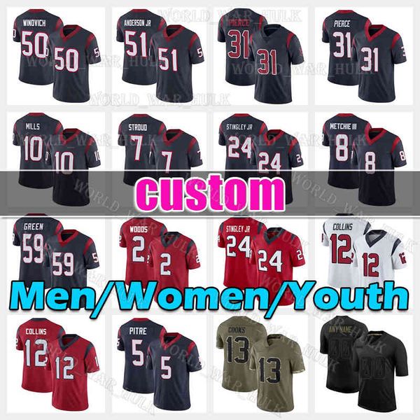7 cj stroud 24 derek stingley jr. football jersey will anderson jr. houstons john metchie iii robert woods c.j. jalen pitre dameon pierce te, Black;red
7 cj stroud 24 derek stingley jr. football jersey will anderson jr. houstons john metchie iii robert woods c.j. jalen pitre dameon pierce te, Black;red