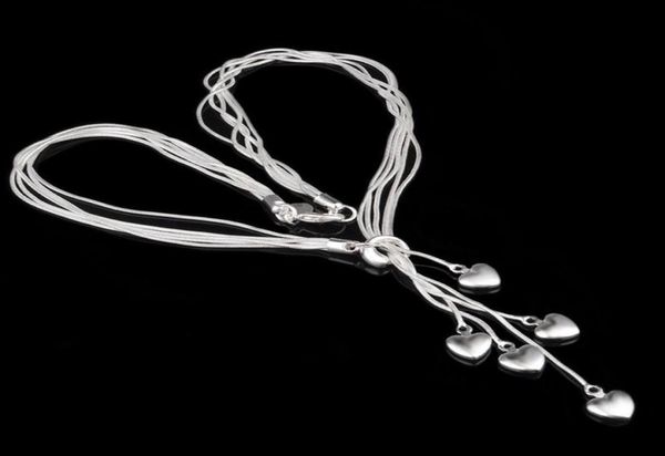 925 silver plated heart pendant necklace men and women pandora chain diy beaded pendant necklace 5 love255a8164110
925 silver plated heart pendant necklace men and women pandora chain diy beaded pendant necklace 5 love255a8164110