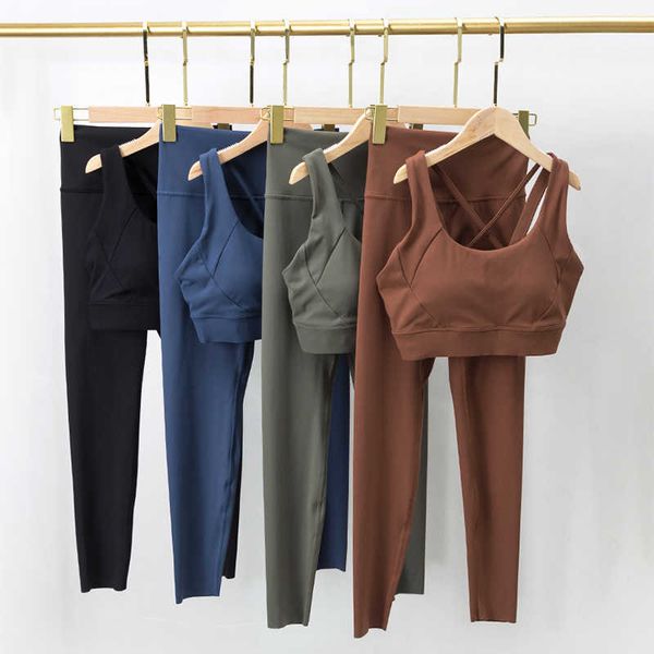 ll two piece set sports sets adjustable bra with high waist leggings nude feeling elasticity fitness yoga suits workout gym wear
ll two piece set sports sets adjustable bra with high waist leggings nude feeling elasticity fitness yoga suits workout gym wear