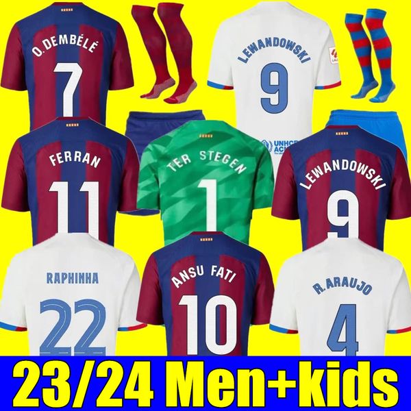 23 24 camisetas de football soccer jerseys pedri lewandowski gavi 2023 2024 fc ansu fati ferran raphinha barcelona dest football shirt men b, Black;yellow
23 24 camisetas de football soccer jerseys pedri lewandowski gavi 2023 2024 fc ansu fati ferran raphinha barcelona dest football shirt men b, Black;yellow