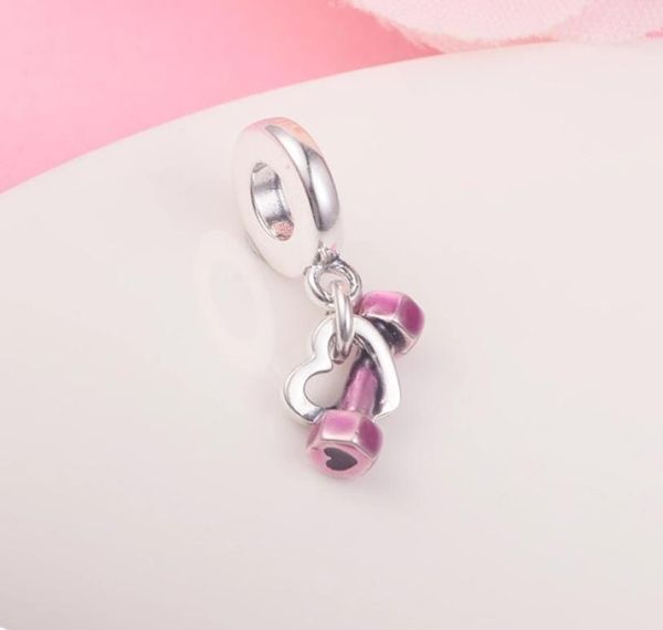 authentic 925 sterling silver beads dumbbell heart dangle charms fits european style jewelry bracelets & necklace diy gift for women 799545c, Black
authentic 925 sterling silver beads dumbbell heart dangle charms fits european style jewelry bracelets & necklace diy gift for women 799545c, Black