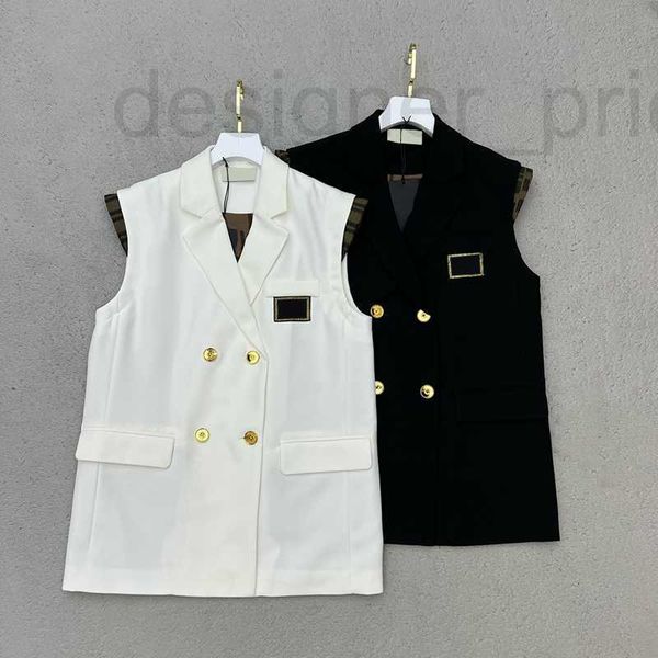 women's jackets designer women sleeveless fall fashion gold button coats 2 colors letters embroidery jacket luxury coat eutx, Black;brown
women's jackets designer women sleeveless fall fashion gold button coats 2 colors letters embroidery jacket luxury coat eutx, Black;brown