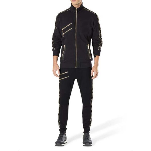 men's designer sports suits fashion street jacket pants hip-hop men's shiny and handsome flow men's casual suits, Gray
men's designer sports suits fashion street jacket pants hip-hop men's shiny and handsome flow men's casual suits, Gray