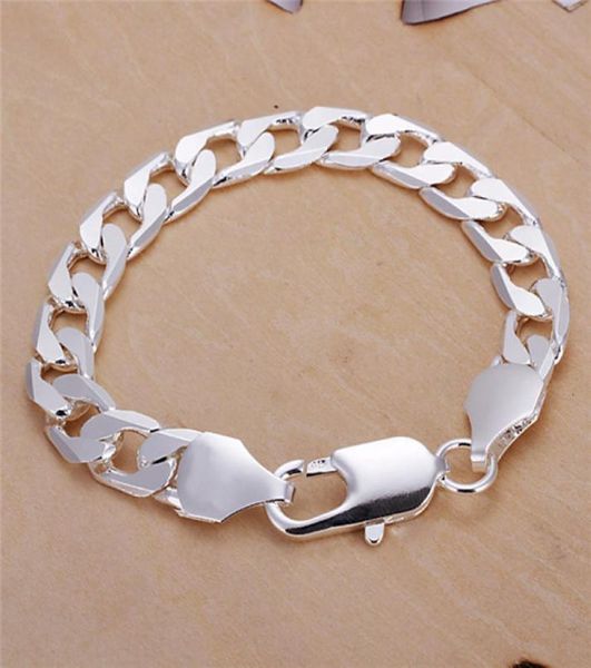 10mm figaro chain bracelet 925 sterling silver plated cool men039s fashion jewelry 6255549, Black
10mm figaro chain bracelet 925 sterling silver plated cool men039s fashion jewelry 6255549, Black