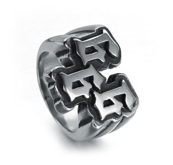 european and american cluster band rings men039s punk vintage hip hop stainless steel digital 666 ring titanium jewelry10263339433408, Silver
european and american cluster band rings men039s punk vintage hip hop stainless steel digital 666 ring titanium jewelry10263339433408, Silver