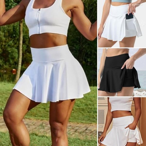 simple running skirt solid color fake two pieces lady yoga shorts skirt hip lift pure colors athletic skirt gym bottoming, Black
simple running skirt solid color fake two pieces lady yoga shorts skirt hip lift pure colors athletic skirt gym bottoming, Black