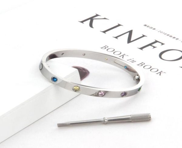 316l titanium steel couple jewelry colorful stone carter love bangle for women men screwdriver love screw bracelets femme pulseira4170656, Black
316l titanium steel couple jewelry colorful stone carter love bangle for women men screwdriver love screw bracelets femme pulseira4170656, Black