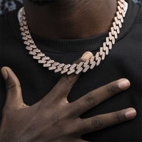 925 sterling silver vermeil vvs diamond necklaces 15mm moissanite paved prong cuban chain iced out deluxe hip hop jewelry
925 sterling silver vermeil vvs diamond necklaces 15mm moissanite paved prong cuban chain iced out deluxe hip hop jewelry