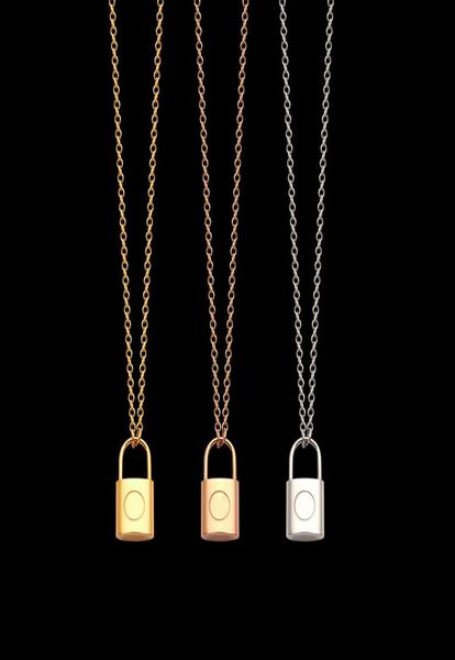 stainless steel lock pendant necklaces 3 colors gold plated classic style logo printed women designer jewelry lady par7115769, Silver
stainless steel lock pendant necklaces 3 colors gold plated classic style logo printed women designer jewelry lady par7115769, Silver