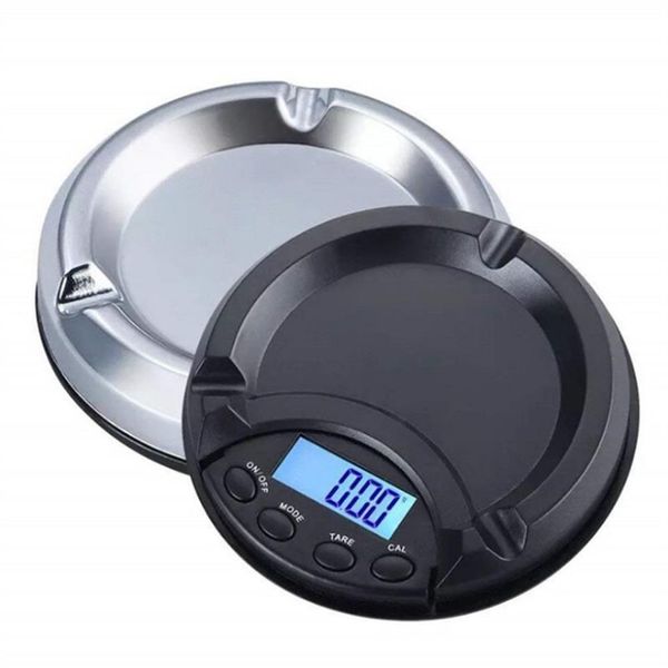 Image of Mini ashtray pocket portable jewelry scale precision medicine powder tea platform225G