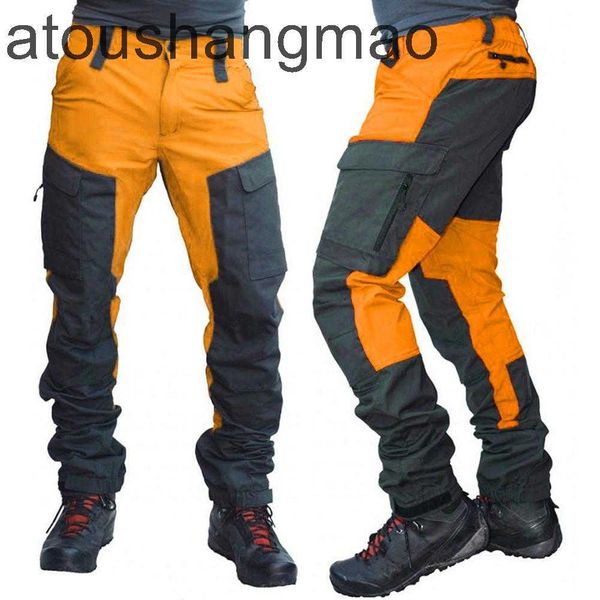 long sports cargo pants casual men fashion color block multi pockets work trousers for men hiking sport pants, Black
long sports cargo pants casual men fashion color block multi pockets work trousers for men hiking sport pants, Black