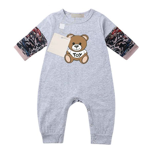 in Stock Kids Designer Rompers Baby Boy Girl Long Sleeve 100% Cotton Clothes Cartoon Classic Letters Newborn Jumpsuits, Gray
in Stock Kids Designer Rompers Baby Boy Girl Long Sleeve 100% Cotton Clothes Cartoon Classic Letters Newborn Jumpsuits, Gray