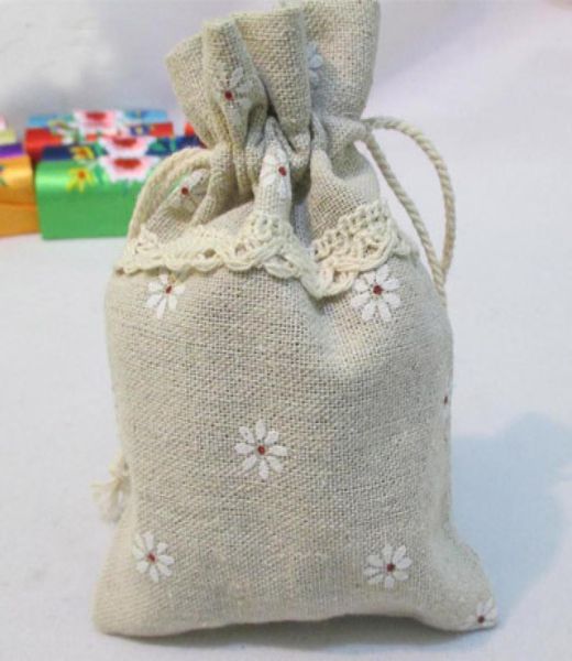 white daisy lace linen gift bag 9cmx13cm 125x175cm 15x20cm necklace bracelet jewelry jute packaging pouch9717880, Pink;blue
white daisy lace linen gift bag 9cmx13cm 125x175cm 15x20cm necklace bracelet jewelry jute packaging pouch9717880, Pink;blue