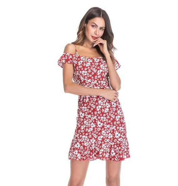 2020 chiffon women039s dress tank houlder floralprint women dresses woman clothing flounced beach dress for fema2858634, Black;gray
2020 chiffon women039s dress tank houlder floralprint women dresses woman clothing flounced beach dress for fema2858634, Black;gray