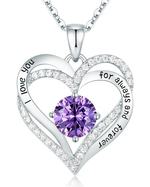cde forever love heart pendant necklaces for women 925 sterling silver with birthstone zirconia, jewelry gift for women mom girlfriend girls
cde forever love heart pendant necklaces for women 925 sterling silver with birthstone zirconia, jewelry gift for women mom girlfriend girls