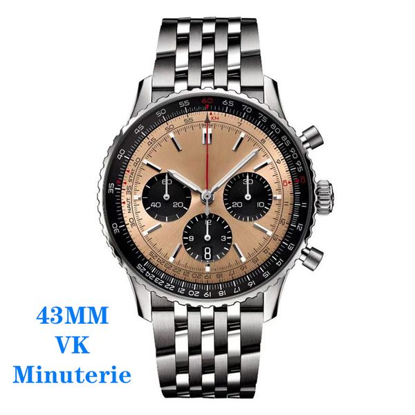 luxury sports men s premium full function watch 43mm vk chronograph quartz movement clock watch all stainless steel with sapphire glass aeri, Slivery;golden
luxury sports men s premium full function watch 43mm vk chronograph quartz movement clock watch all stainless steel with sapphire glass aeri, Slivery;golden
