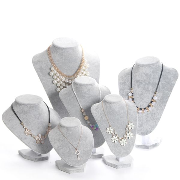 jewelry stand model bust show exhibitor 6 options gray velvet jewelry display for woman necklaces pendants mannequin jewelry stand organizer, Black
jewelry stand model bust show exhibitor 6 options gray velvet jewelry display for woman necklaces pendants mannequin jewelry stand organizer, Black
