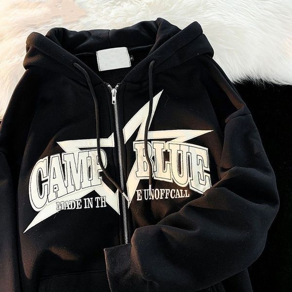 womens hoodies sweatshirts hoodie men women loose ins high street embroidery craft long sleeved zip sweatshirt coat retro letters campus sty, Black
womens hoodies sweatshirts hoodie men women loose ins high street embroidery craft long sleeved zip sweatshirt coat retro letters campus sty, Black