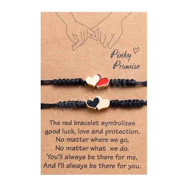 2pcs heart-shaped charm woven couple bracelet rope lucky jewelry for men women, Golden;silver
2pcs heart-shaped charm woven couple bracelet rope lucky jewelry for men women, Golden;silver