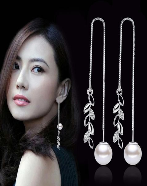 925 sterling silver fashion flower dangle earrings luxury pearl long tassel leaves crystal ear rings jewelry for women9455697
925 sterling silver fashion flower dangle earrings luxury pearl long tassel leaves crystal ear rings jewelry for women9455697